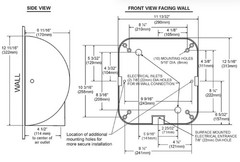 SLOAN EAF150-ISM OPTIMA CHROME SINK FAUCET AUTOMATIC SENSOR BATTERY 1.5G 333501