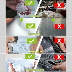 2000 7.5×10.5 WHITE POLY MAILER ENVELOPE BAG 7.5 x 10.5