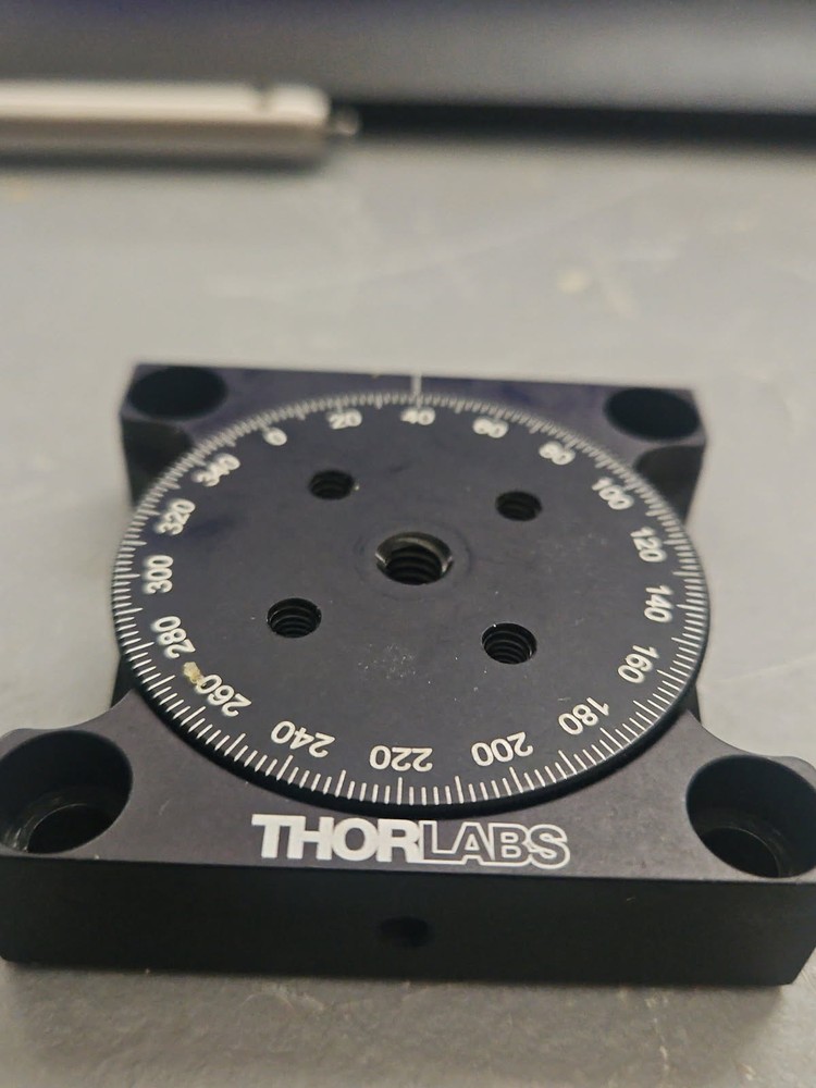 thorlabs 2″ RP01 rotary platform $109.20 list newport optical table kinematic