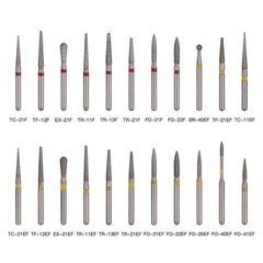 Dental Tungsten Steel Carbide Cutting Burs for High Speed Handpiece FG1-FG1958