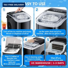 100 Pack Ice Machine Cleaner Descaler Tablets-Ice Maker Cleaner Compatible with