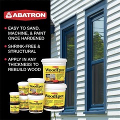 Abatron WoodEpox Kit – 2 Quart – 2-Part Structural 64 fluid ounce, No Color