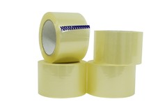 Industrial Shipping Box Packaging Tape, Clear – 3″ in. x 110 yds