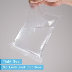 – 100 Count – 9″ x 12″ Zip Bags – Clear Reclosable Zip Plastic Poly Bags with…