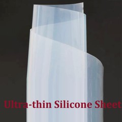 Transparent Silicone Sheet Ultra -Thin High Temp. Resistant Thickness 0.1MM–1MM
