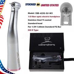 Dental 1:5 Increasing Handpiece Contra Angle LED For NSK Electric Motor E-Type