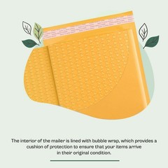 250 #0 Kraft Bubble Padded Envelopes Mailers 6 X 10 fit (Inner 6×9)