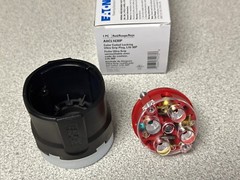 10 NEW Eaton AHCL1630P Red Locking Plugs NEMA L16-30P 30A 480V 3 Phase 3P4W