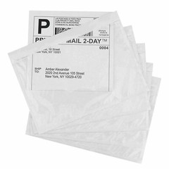 5.5”x7.5” Clear Packing List Envelope Adhesive Shipping Document Label Pouches