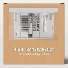 Shipping Label Sleeves 7.5″ X 5.5″ (50 Packs) Bestiker Clear 50 Packs
