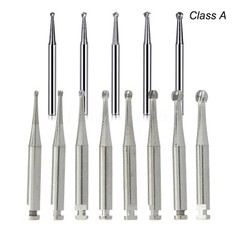 Dental Round Carbide Steel Drills FG / RA Burs fit for High/Low Speed Handpiece