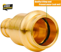 12 Pack 1/2″ Press Pro Press X 1/2″ PEX Adapter Crimp Fittings Brass