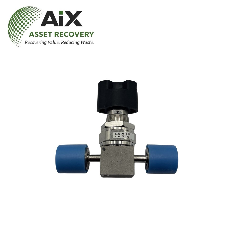FUJIKIN FUNDL-71G-6.35-2 316LP High Purity Low Pressure Manual Diaphragm Valve