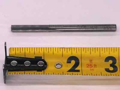 0.201 OD CARBIDE REAMER 4 FL .201 .2010 13/64 .1875 +.0135 OVERSIZE #7 5 mm