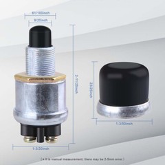 Push Button Momentary Starter 50A Ignition Switch On-Off 12V DC For Car marine