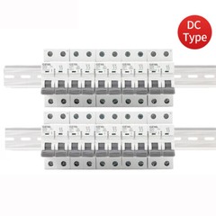GEYA 10PCS PV DC 2P Mini Circuit Breaker MCB 6 10 16 25 32 40 50 63 80 100 125A