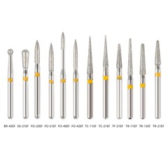 5Pcs/pack Dental Fresas diamante Bur Fit High Speed Handpiece Friction Grip OR