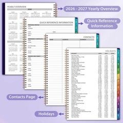 2026-2027 Appointment Book/Planner – 8.2″ x 11″, Daily Planner from Jul. 2026…
