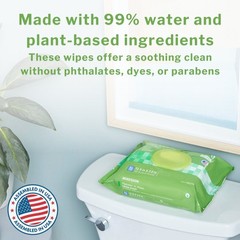 McKesson Flushable* Personal Wipe 7.5 x 12.5″ DXLU48 1 Pack 48 Wipes