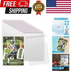 80 Pcs Magazine Protectors for Collectors Clear Plastic Magazine Sleeves 9.25 X