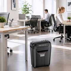 QUIETLEMON 8-Sheet Electric Paper Shredder Home Office Card Heavy Duty