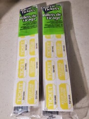 500 Lot New Raffle Tickets Billets De Triage Tickets Count Yellow And White Nos