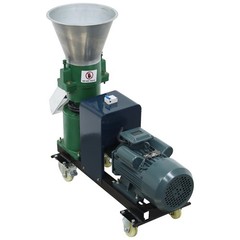 5mm Feed Pellet Mill Machine Chicken/Duck Feed Granulator 80-120KG/h 2Roller220V