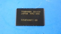 One Pc- IC Flash Memory, TC58F400FT-90, TOSHIBA, 48PIN