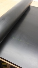 Neoprene Rubber Sheet Solid 1/2″ Thick x 1″ Wide x 12″ L Rect Strip 60 Duro