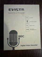 EVISTR 16GB Digital Voice Recorder Voice Activated Recorder with Playback – NEW