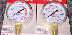 Welding Regulator 2-1/2″ x 30 PSI & 400 PSI Replacement Gauge Acetylene