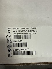 Crestron FT2-700-ELEC-B FlipTop FT2 Series Cable Mgmt w/ F2TA-CP-RJ45 Module