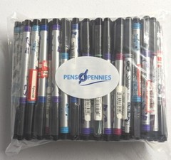 100ct Wholesale Bulk Sharpie PEN Lot: Random Ink Colors Fine Tip: # 197654