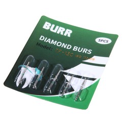 50pcs Dental Turbine Diamond Burs Fit for High Speed Handpiece FG1.6mm TF-13C