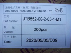 ONE BOX 200 JITE Terminal Block Connectors JTB552-00-2-03-1-M1 — New & Unused