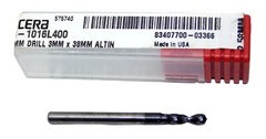 226-1016L400 Kyocera 2.58mm Carbide Drill 2 FLUTE ALTiN Coated 0.1016″ Diameter