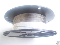 Galvanized Wire Rope Cable 1/16″, 7×7: 100, 250, 500,1000, 2500 and 5000 Ft