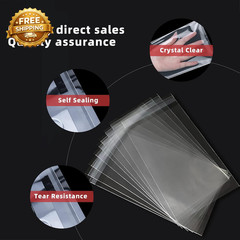 Clear Resealable Bags for Packaging Shirt 10X14 In, 100 Pcs