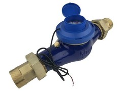 DAE MJn-200 2″ Water Meter, Pulse Output + Couplings, Gallons