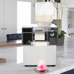 Commercial Snowflake Machine Ice Shaver Snow Cone Shaving Maker Adjustable Speed