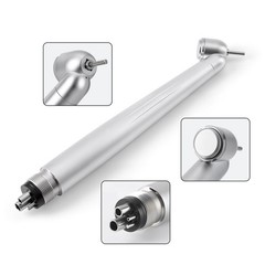 5 X Dental Handpiece 45 Degree Surgical High Speed Turbine Single Spray 4Hole