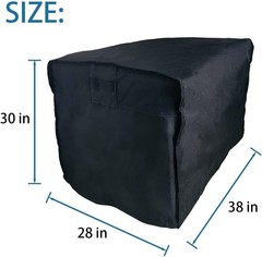 Waterproof Generator Cover 38 x 28 x 30 inch, for Most Generators 5500-15000 …