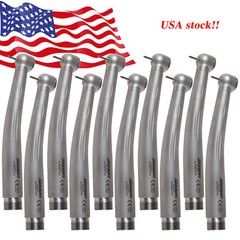 10x Dental High Speed Handpiece Ceramic Cartridage Push 2 Holes Single Spray