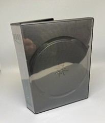 1PCS TOP QUALITY 9-Disc DVD CASE, BLACK 1 1/4″ SPINE DH9 FREE SHIPPING