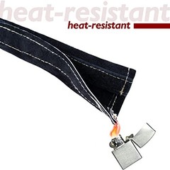Flame Resistant Leather TIG Welding Torch Cable Cover – 25ft (7.6m) Durable Prot