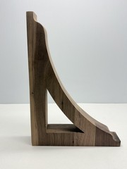 Ekena Millwork 1-3/4 in. x 12 in. x 8-1/2 in. Walnut Large Thorton Wood Bracket