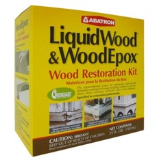 NEW Abatron WRK6OR Wood Restoration Kit 24 Oz LIQUID WOOD & WOODEPOX 5466107