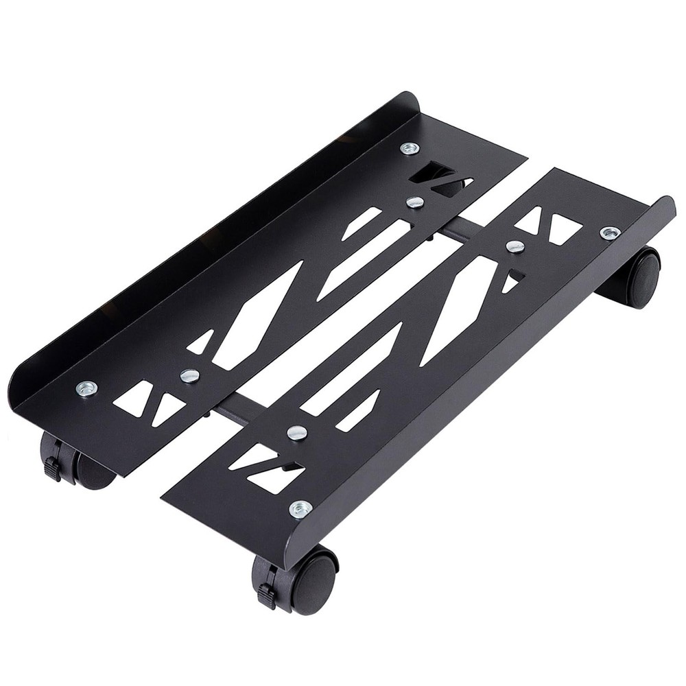 Hovadova Mobile PC Stand, Adjustable 16.9″L x 7.87″-10.11″W x 2.36″H, Black
