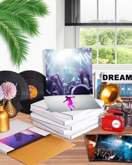 25 Pack Vinyl Record Shipping Boxes LP Mailers 12.5×12.5×1 Inch Album Paper Box