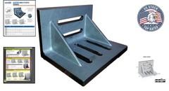Precision Slotted Angle Plate 7″ x 5-1/2″ x 4-1/2″ in High Tensile Cast Iron